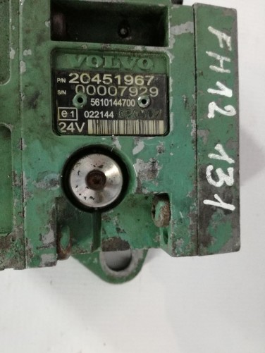 Vožtuvas elektromagnetinis variklio stabdymo