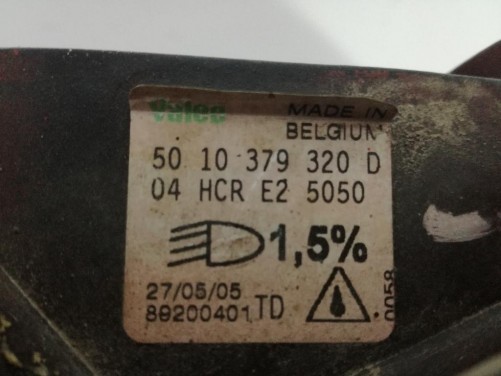 Žibintas priekis dešinė