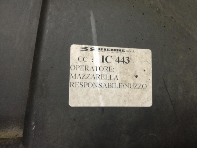 Kabinos posparnio apdaila kairė